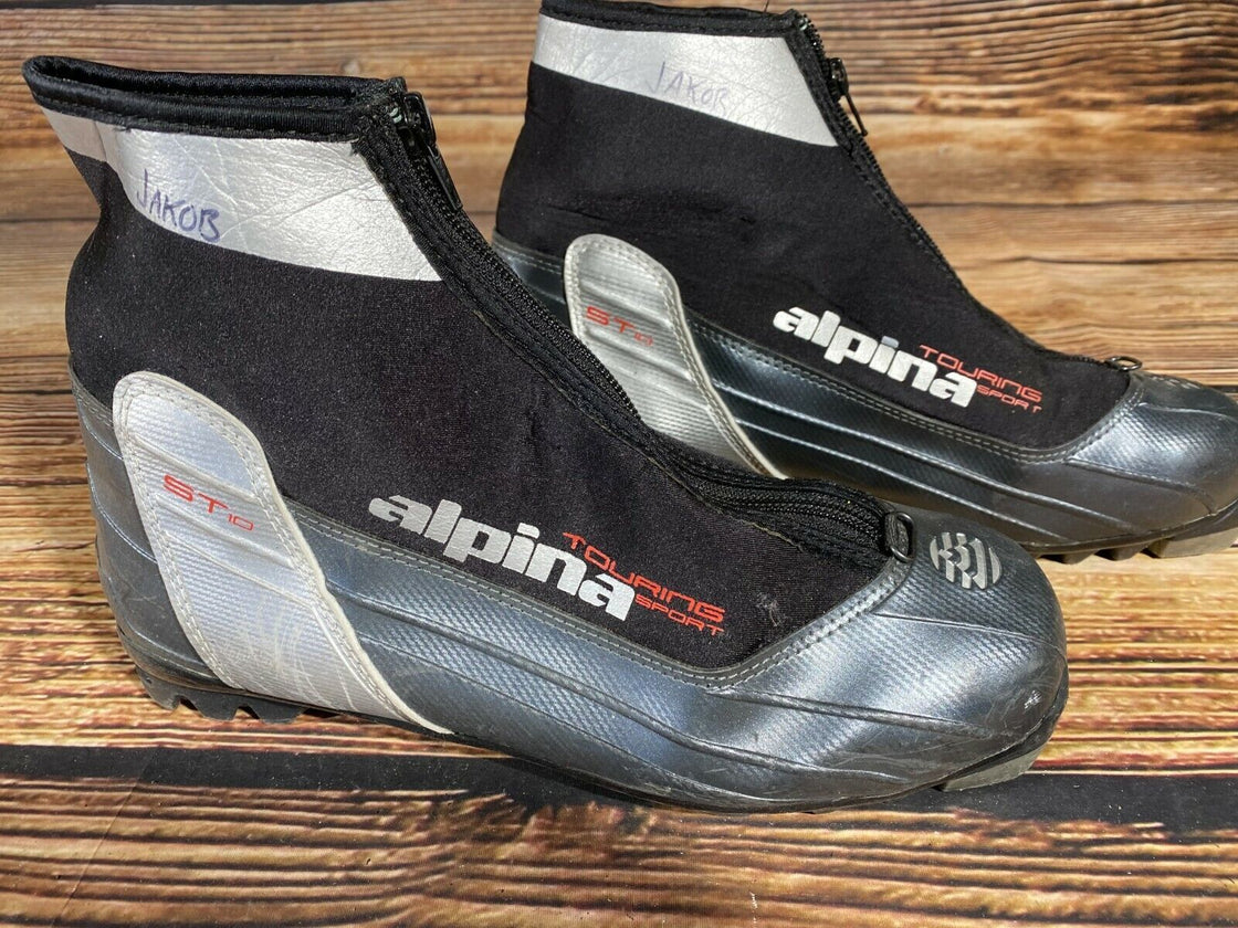 Alpina Touring Sport Cross Country Nordic Ski Boots Size EU42 US9 NNN