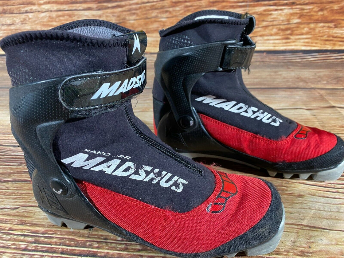 Madshus Nano JRR Nordic Cross Country Ski Boots Size EU37 US5 NNN Rottefella