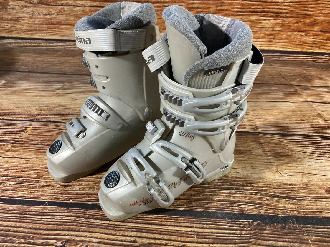 Alpina Alpine Ski Boots Downhill Size Mondo 235 mm, Outer Sole 275 mm DH128