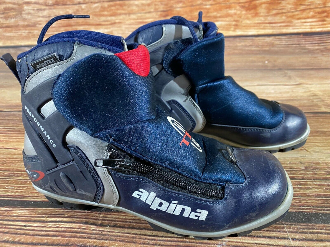 Alpina 411 Nordic Cross Country Ski Boots Size EU37 US5 for NNN