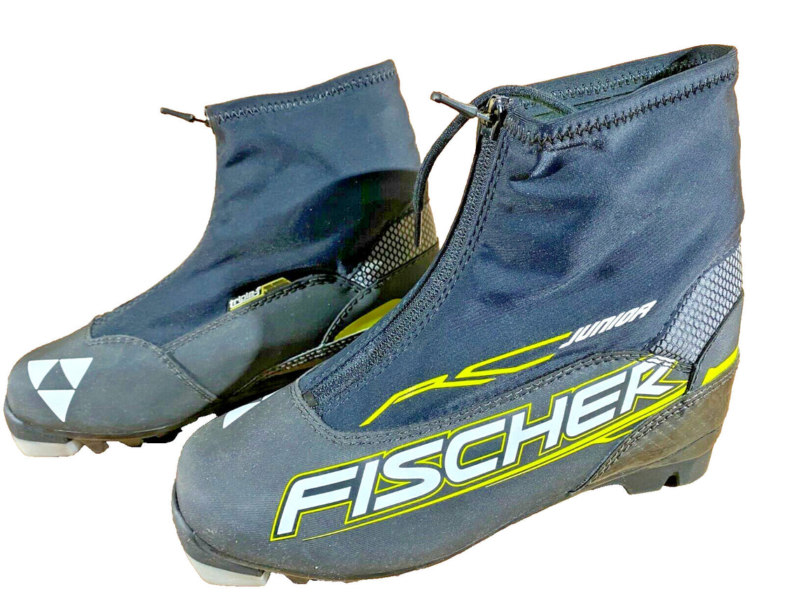 Fischer RC Junior Nordic Cross Country Ski Boots Size EU37 US5 for NNN