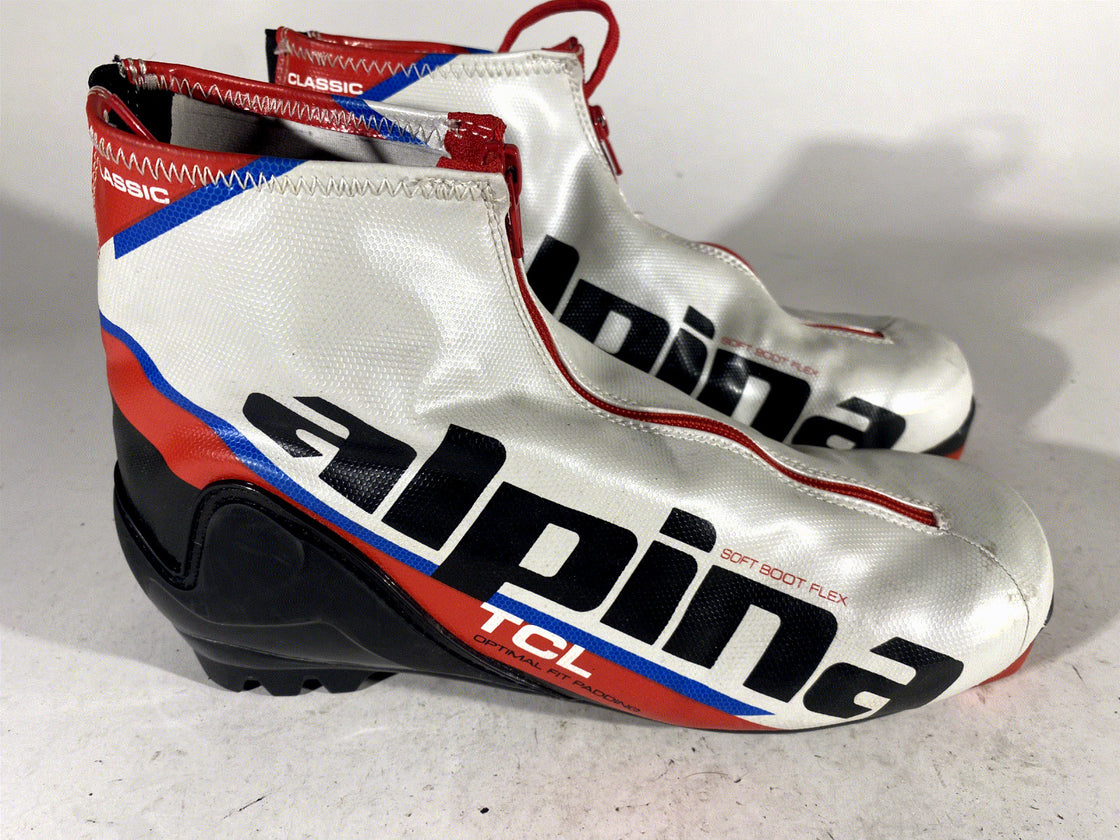 Alpina TCL Racing Nordic Cross Country Ski Boots Size EU43 US9.5 for NNN