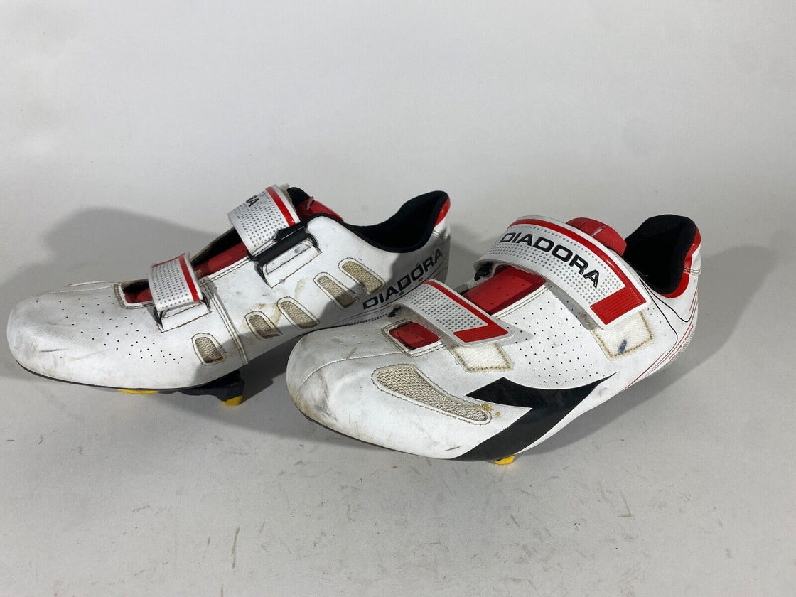 DIADORA Road Cycling Shoes Size 3 Bolts EU44 US10 Mondo 275  CS14