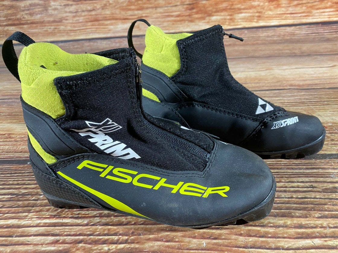 Fischer XJ Sprint Cross Country Ski Boots Size EU35 US3.5 for NNN