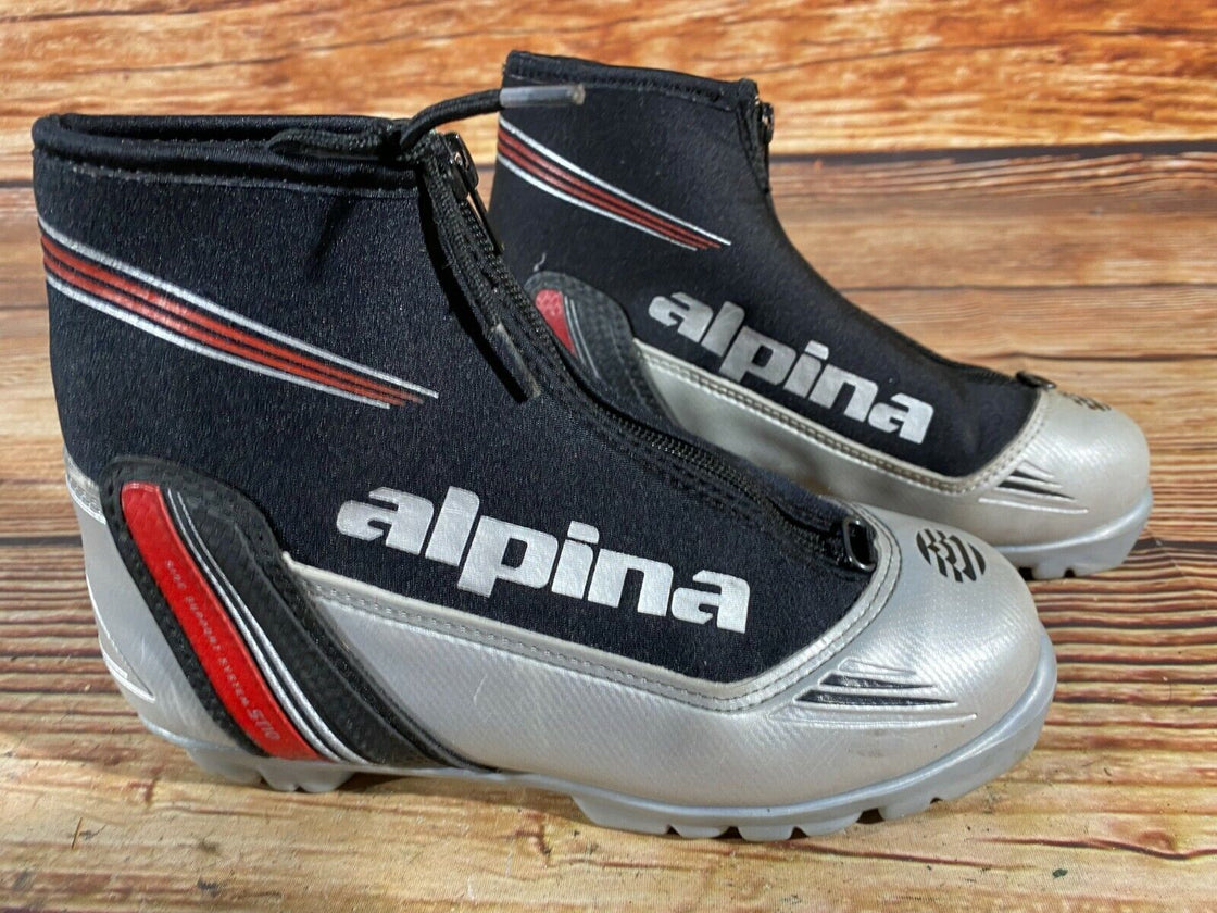 Alpina ST10 Jr Nordic Cross Country Ski Boots Size EU36 US4.5 for NNN