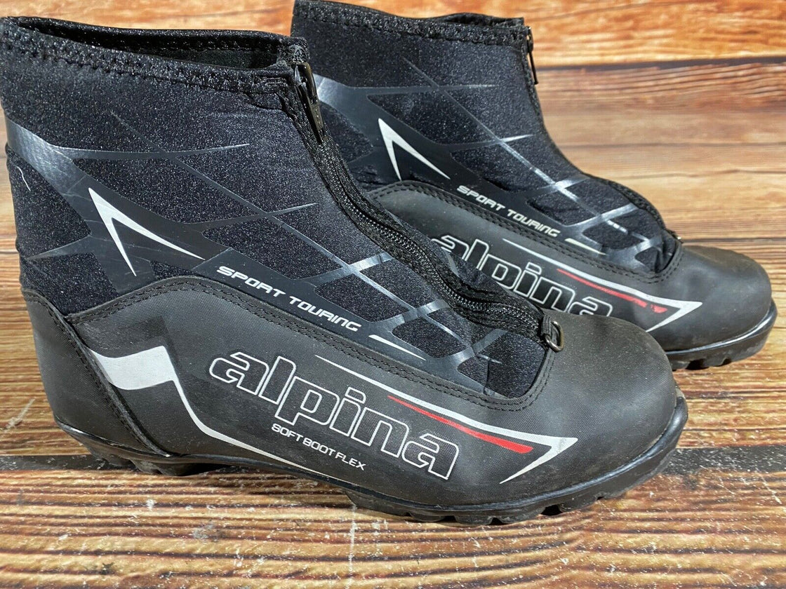 Alpina Sport Touring Nordic Cross Country Ski Boots Size EU40 US7.5 for NNN