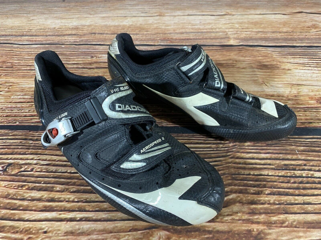 DIADORA Road Cycling Shoes Road Bike 2 / 3 Bolts Size EU 42 US 8.5 UK 8