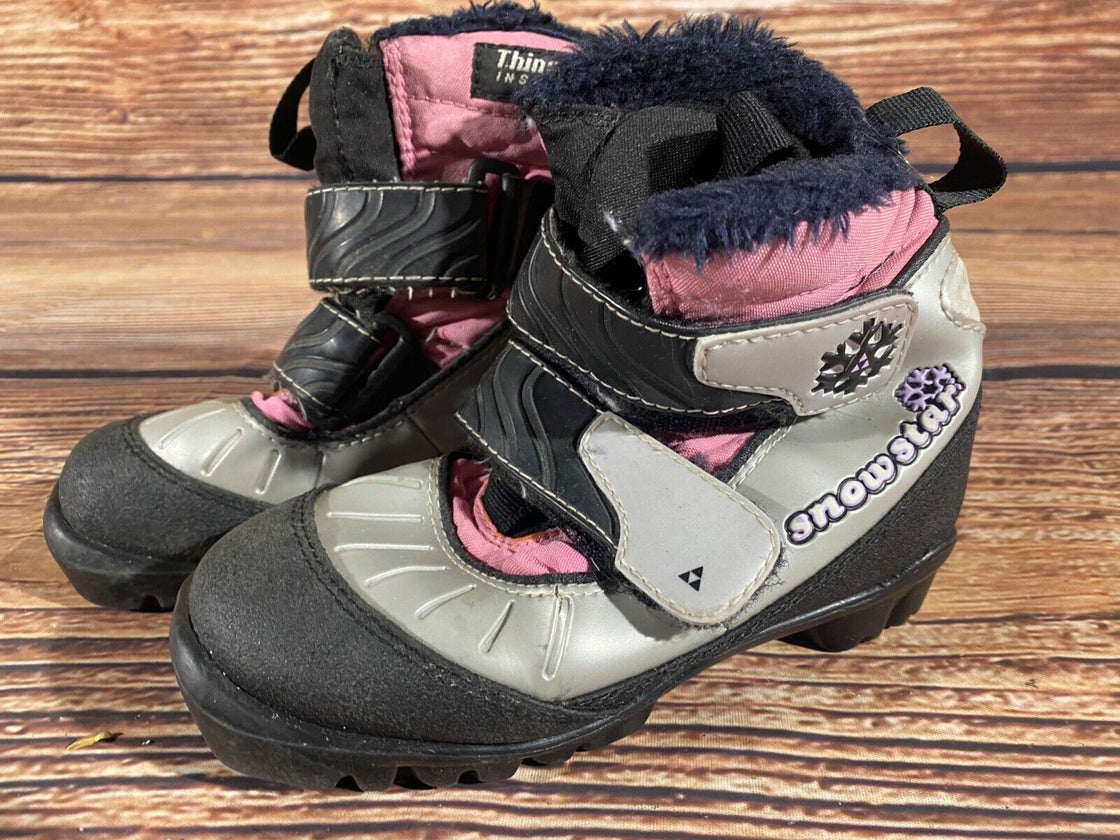 Fischer Snowstar Kids Cross Country Ski Boots Size EU27 US9.5 NNN F-494