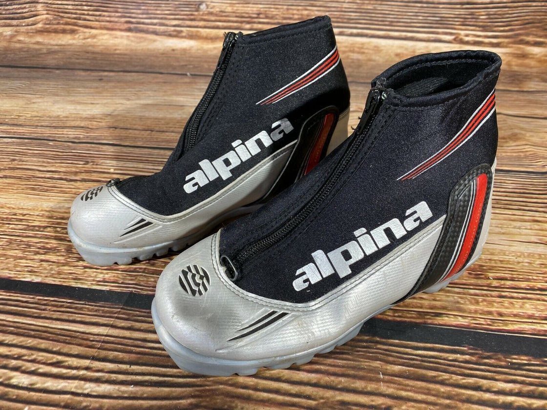 Alpina ST10JR Cross Country Ski Boots Classic Size EU35 US3.5 NNN Rottefella