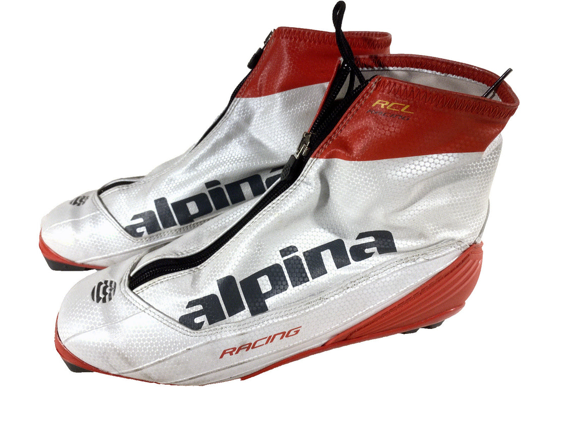 Alpina RCL Racing Nordic Cross Country Ski Boots Classic Size EU43 US9.5 NNN 469