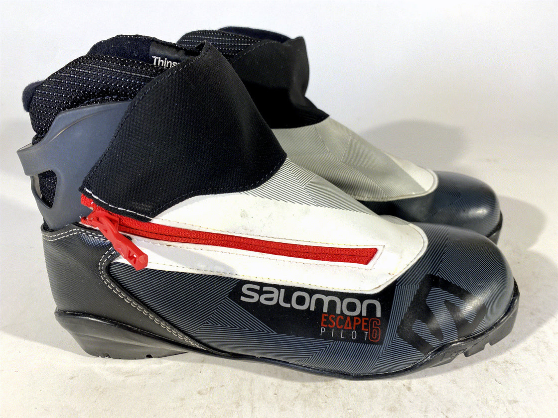 SALOMON Escape 6 Nordic Cross Country Ski Boots Size EU40 2/3 US7.5 SNS Pilot