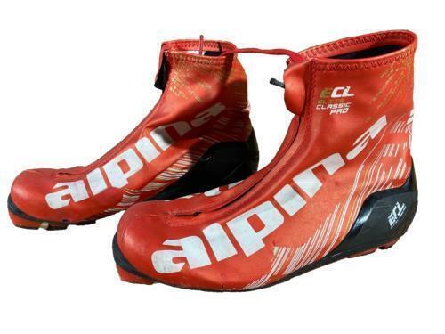 Alpina ECL Elite Nordic Cross Country Ski Boots Size EU38 US6 NNN bindings