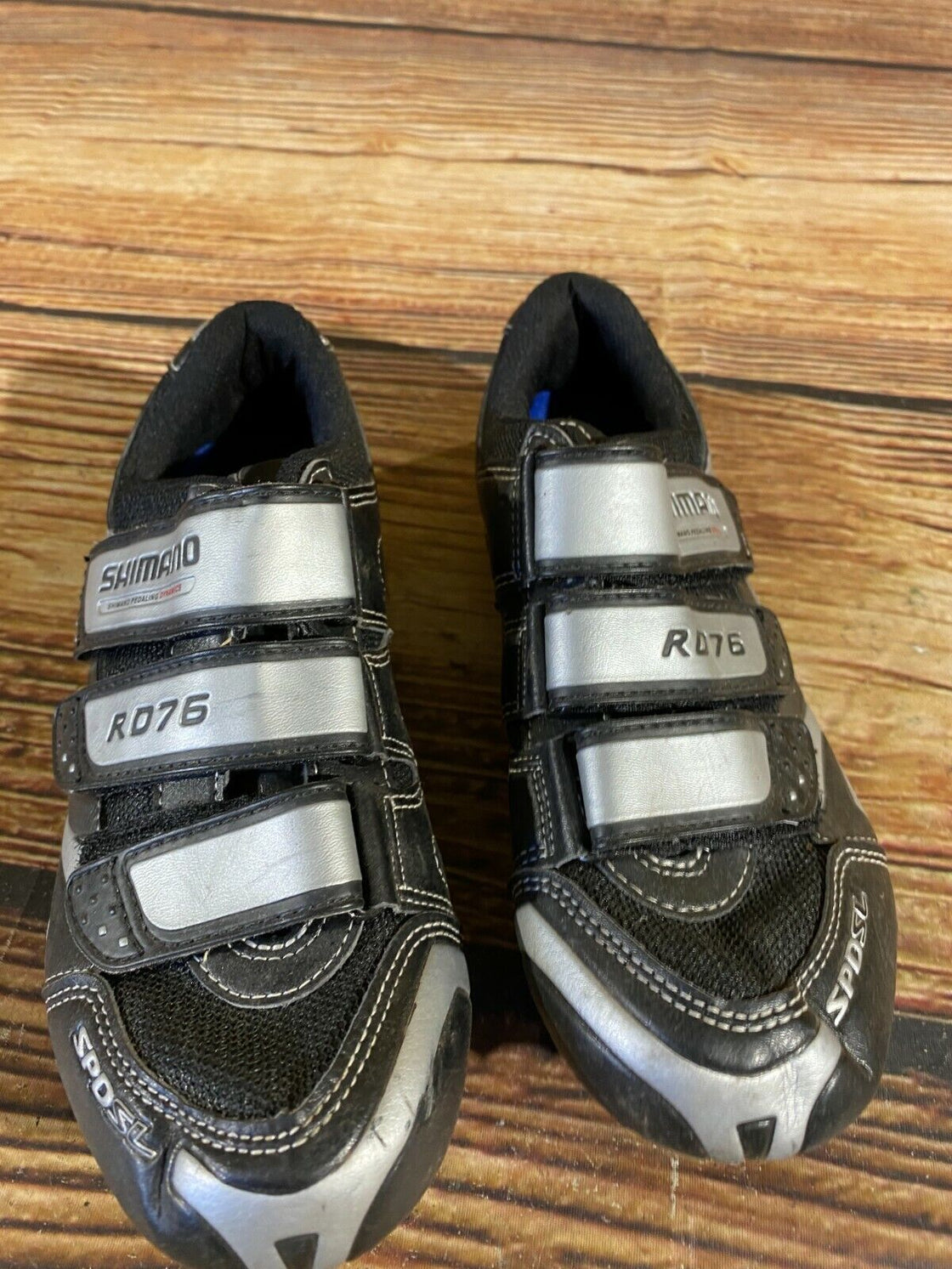 SHIMANO R076 Road Cycling Shoes Biking Boots 3 Bolts Size EU38, US5.2