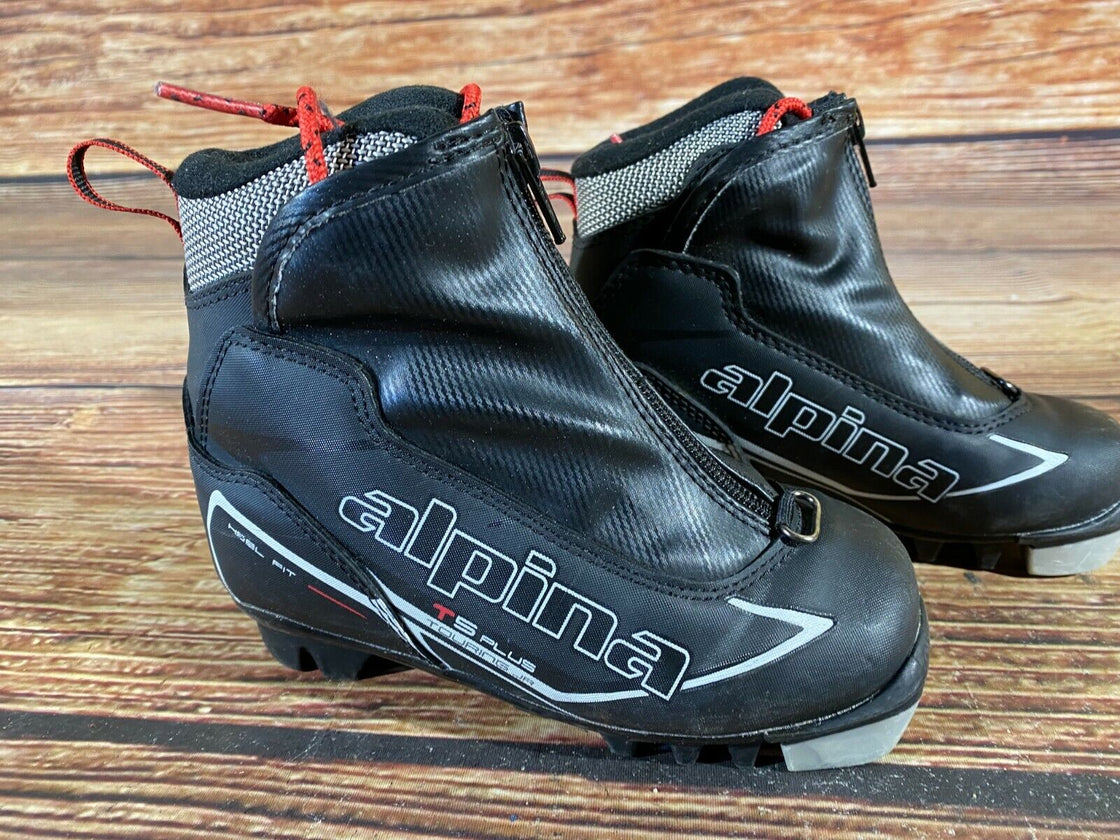 Alpina T5 Plus Kids Nordic Cross Country Ski Boots Size EU29 US11 for NNN A-99