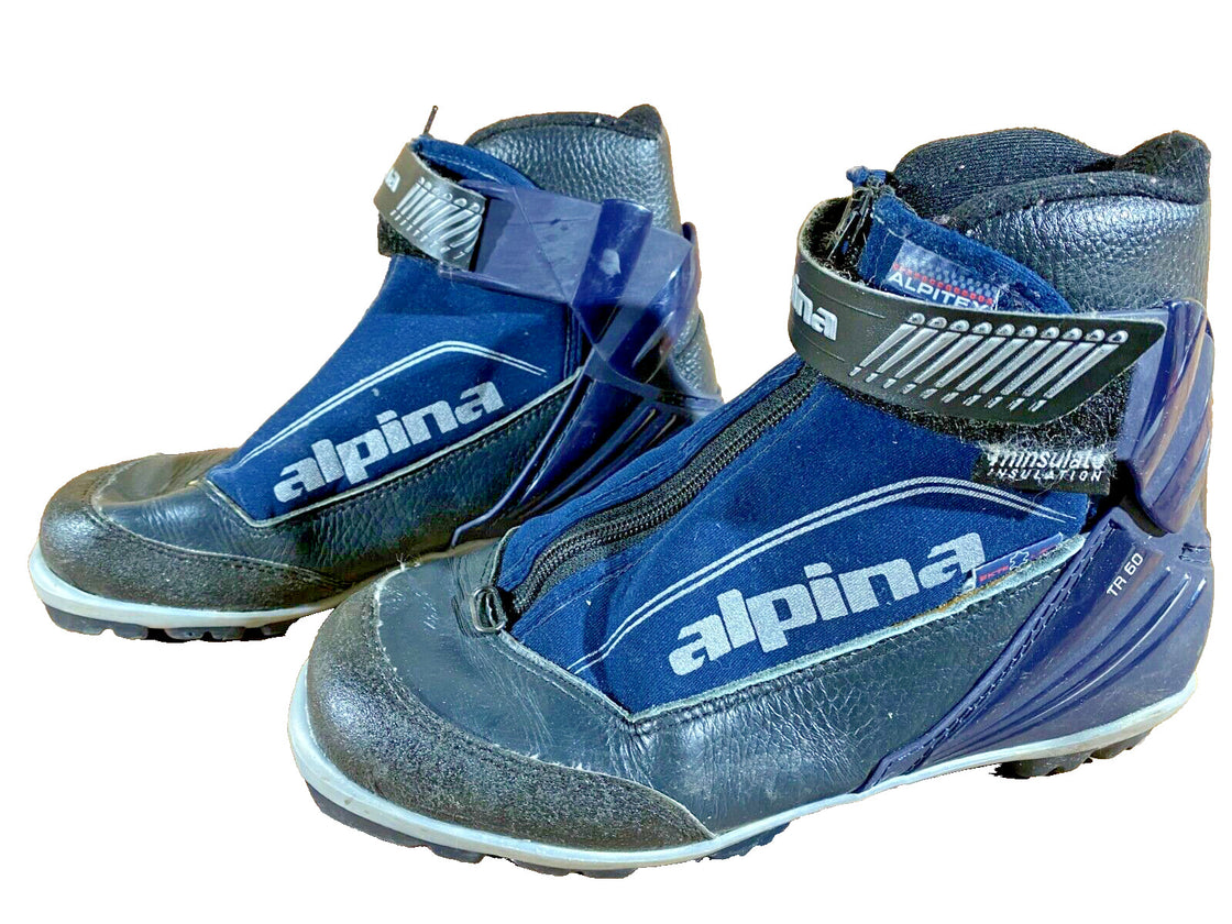 Alpina TR60 Plus Nordic Cross Country Ski Boots Size EU39 US7 for NNN