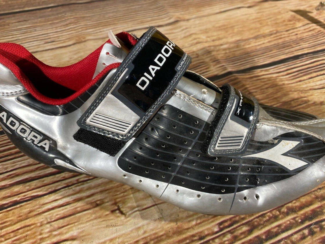 DIADORA X-Phantom Cycling MTB Shoes Mountain Biking Boots Size EU 42 with Cleats