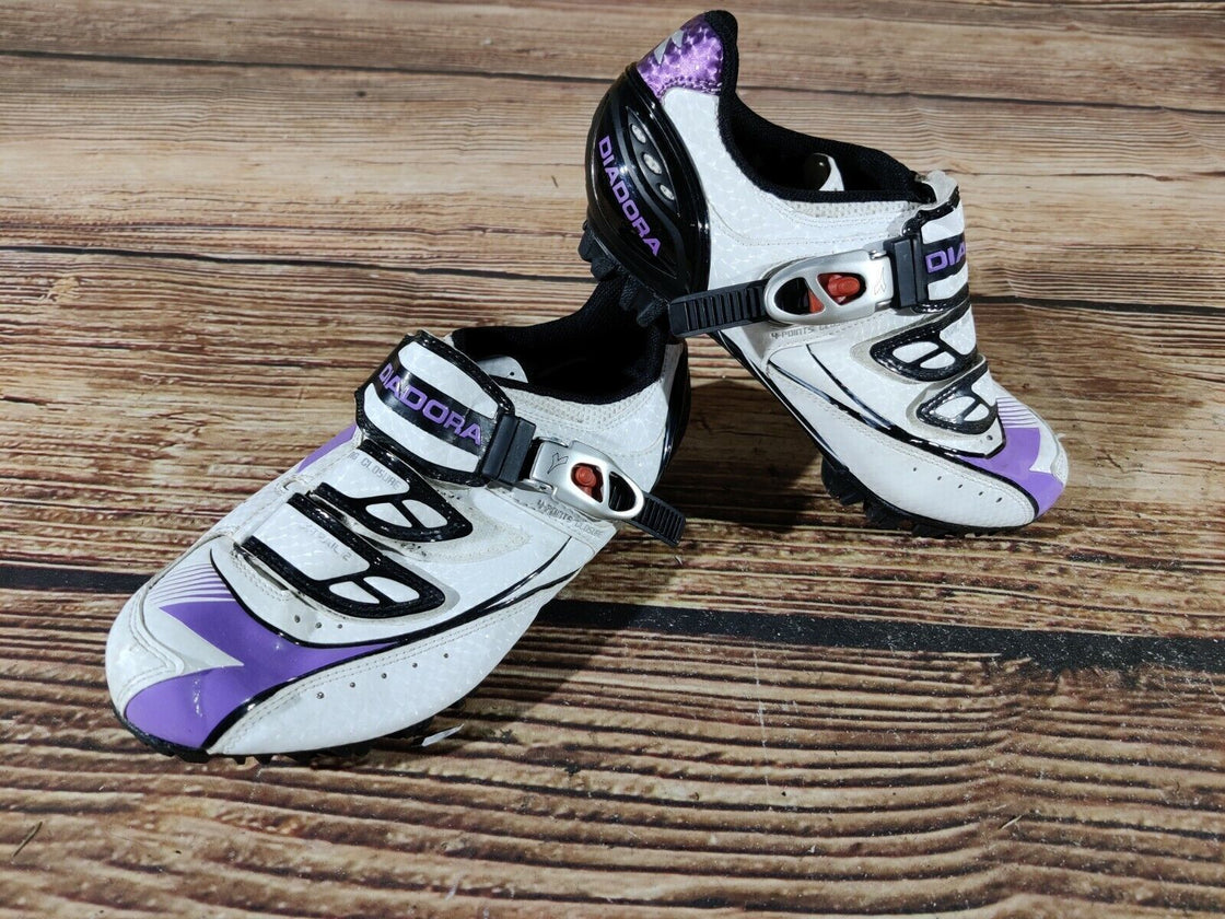 DIADORA X-Trail 2 Cycling MTB Shoes Mountain Bike Boots 2 Bolts Ladies EU39, US8