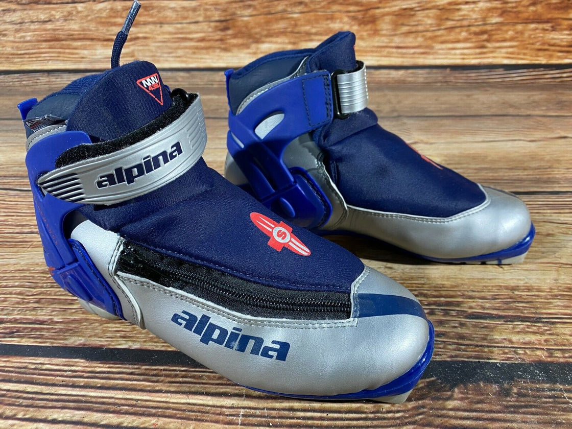 Alpina 438 Nordic Cross Country Ski Boots Size EU37 US5 NNN