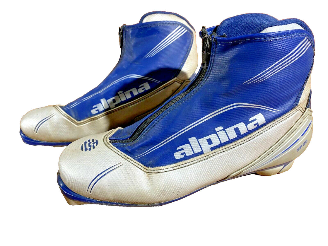 Alpina SP20 Nordic Cross Country Ski Boots Size EU42 US9 for NNN