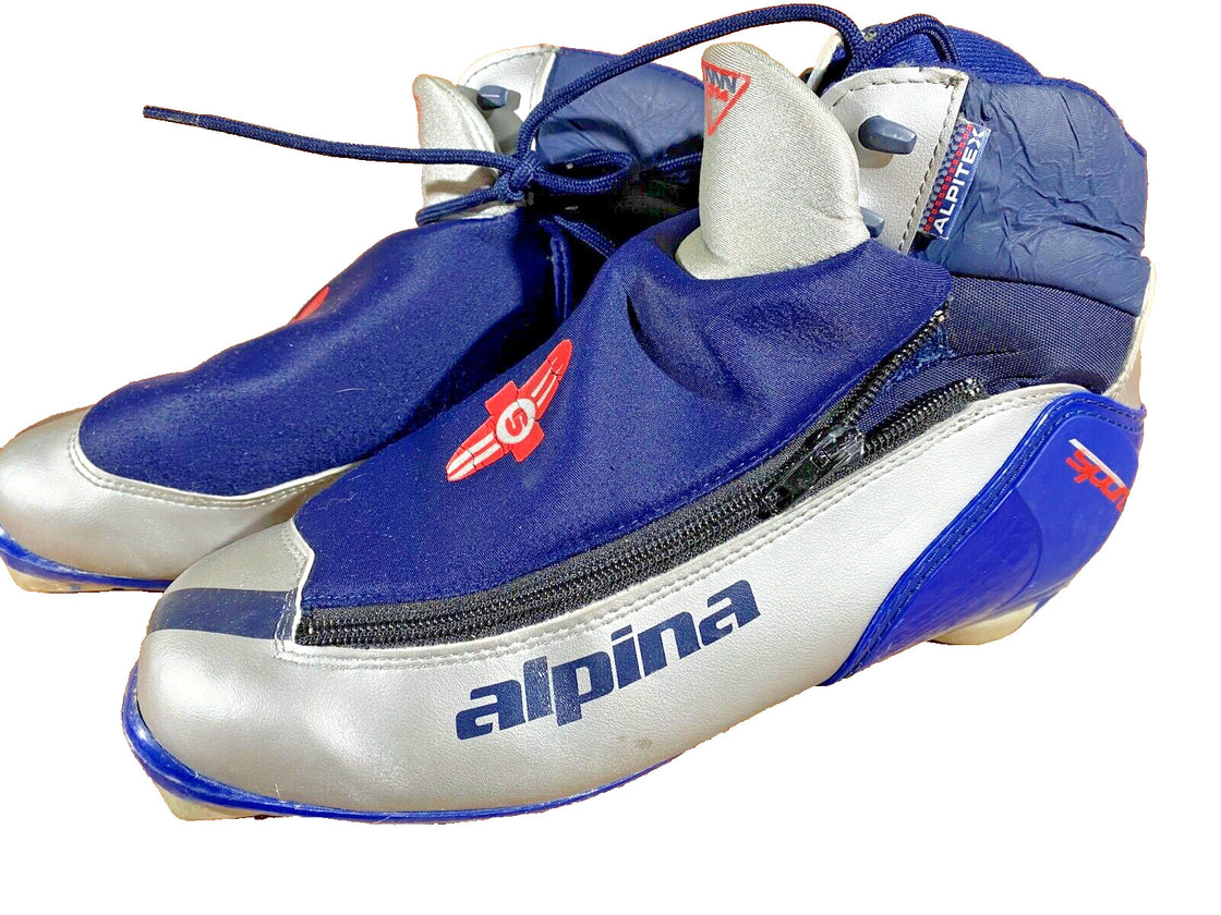 Alpina 314 Nordic Cross Country Ski Boots Size EU42 US9 for NNN