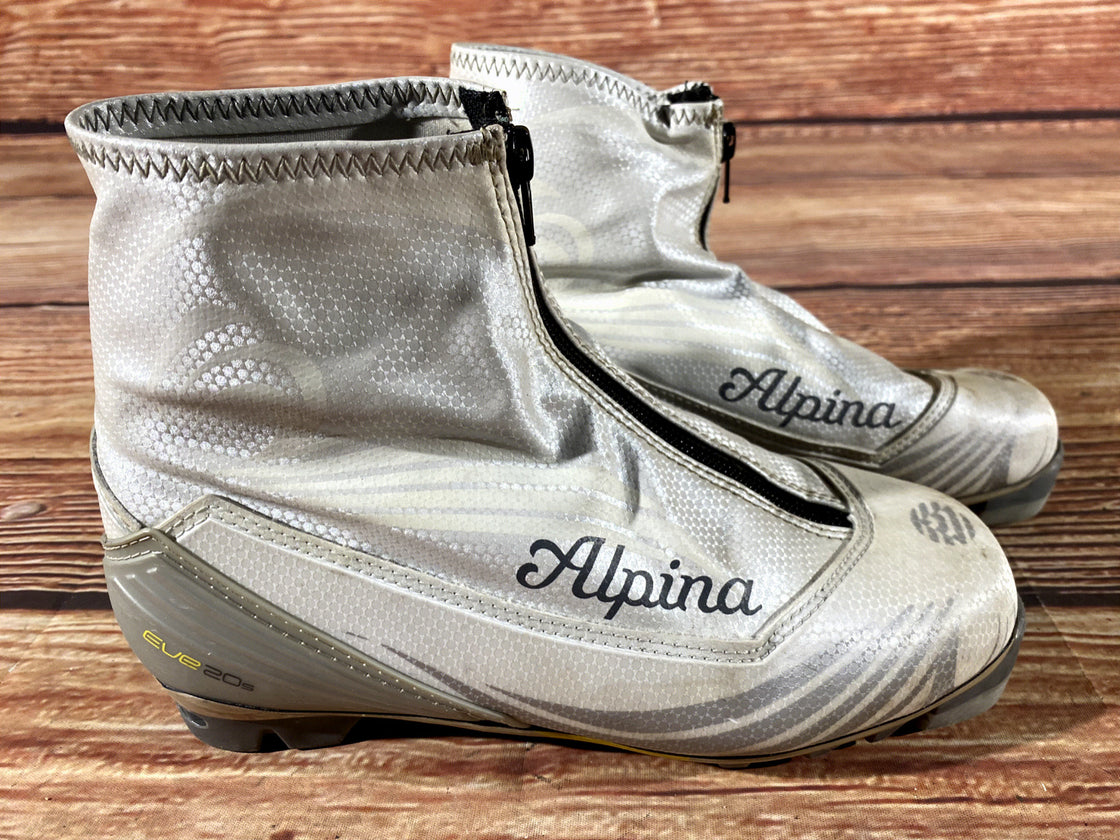 Alpina Eve20S Nordic Cross Country Ski Boots Size EU38 US6 for NNN