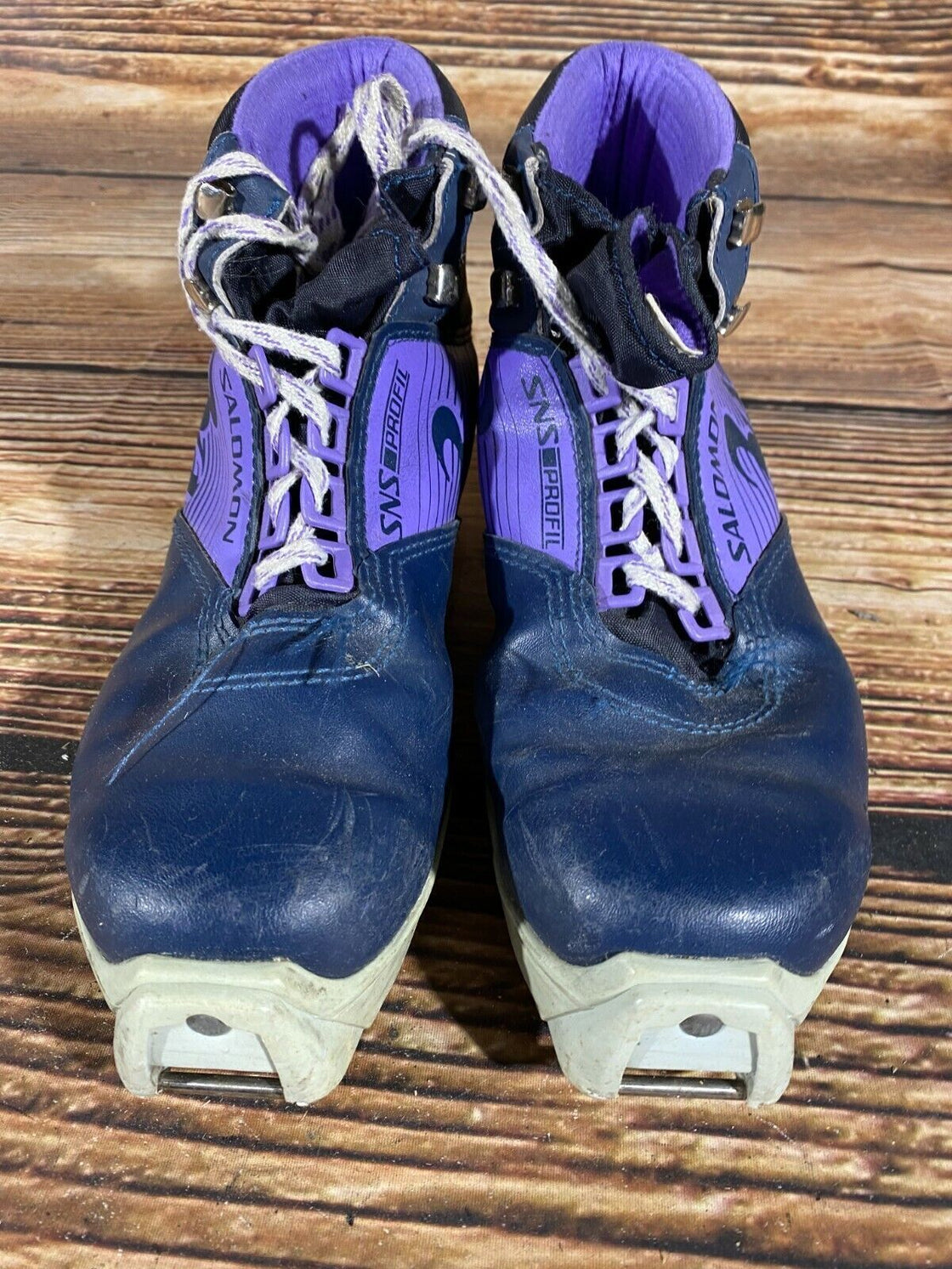 SALOMON 361 SR Nordic Cross Country Ski Boots Size EU40 US7.5 SNS profile