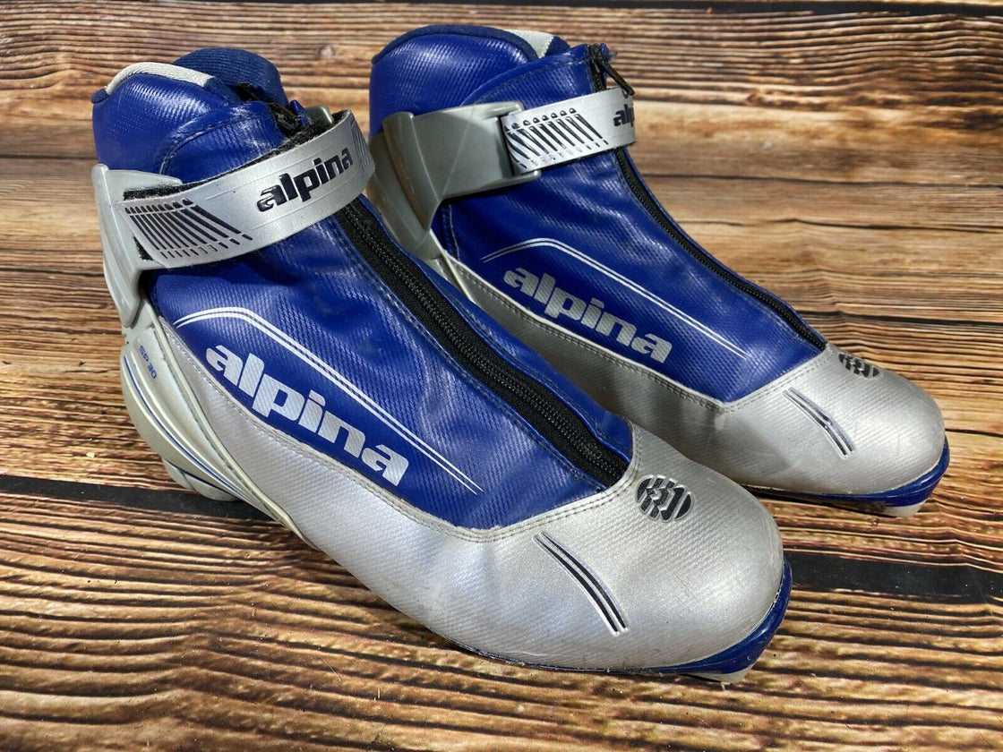 Alpina SP30 Combi Nordic Cross Country Ski Boots Size EU45 US11.5 NNN