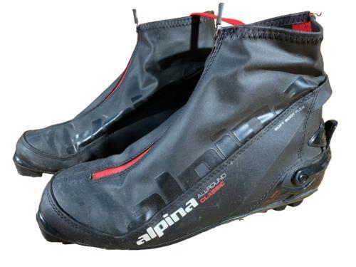 Alpina All Round Nordic Cross Country Ski Boots Size EU41 US8 NNN bindings