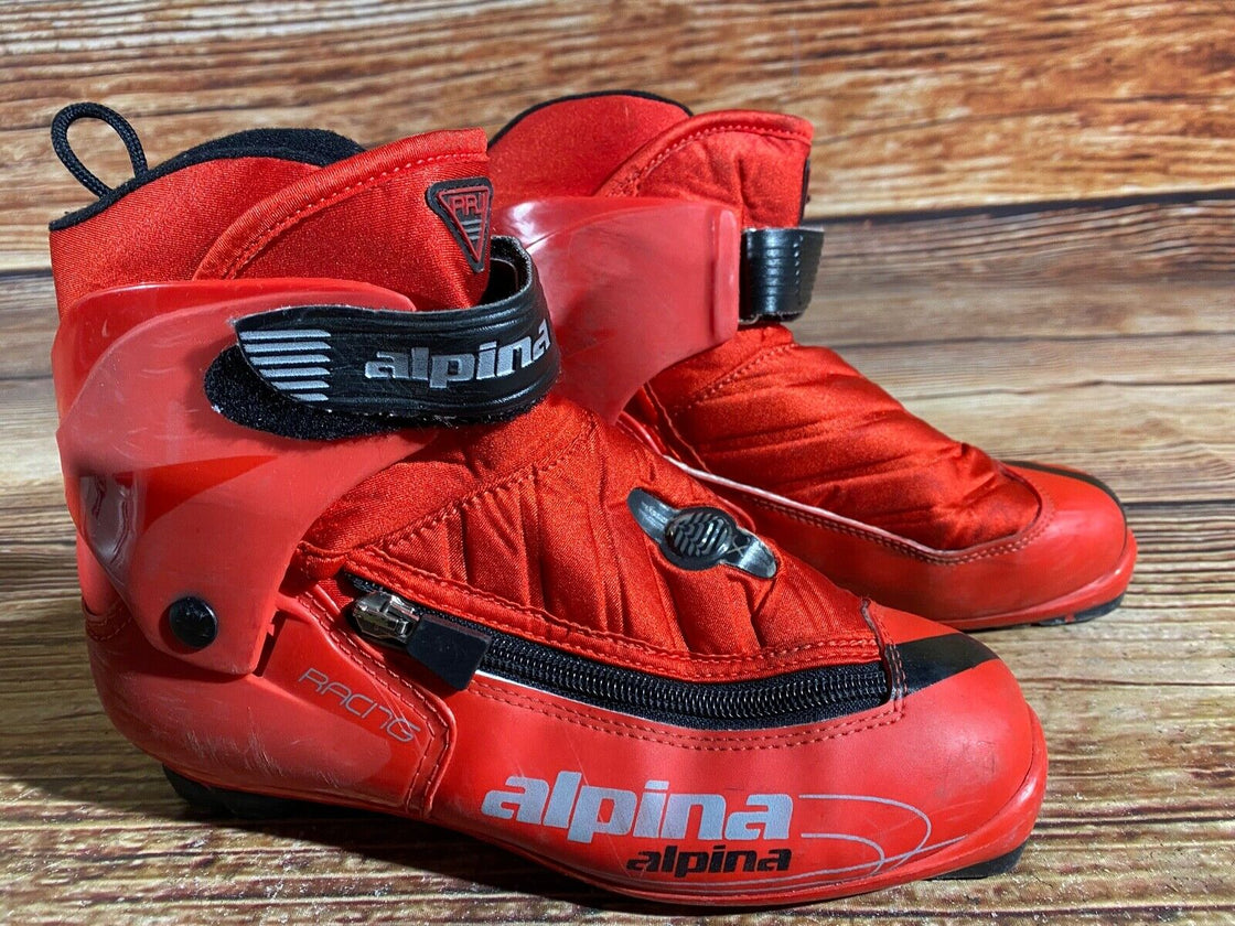 Alpina PRJ Racing Nordic Cross Country Ski Boots Size EU38 US6 for NNN