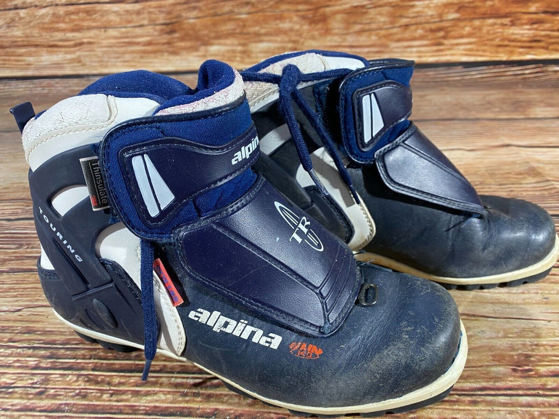 Alpina 140 Nordic Cross Country Ski Boots Size EU37 US5 NNN bindings