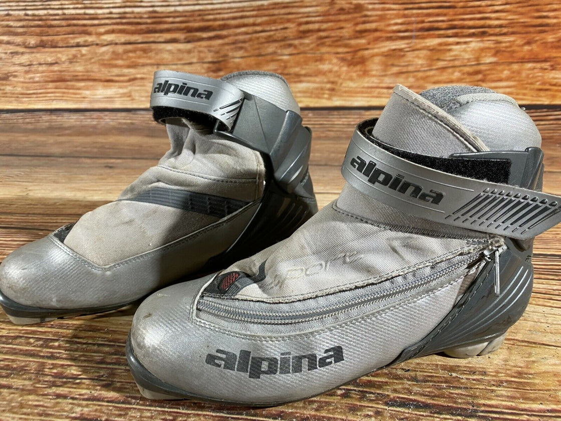 Alpina Nordic Cross Country Ski Boots Size EU37 US5 for NNN