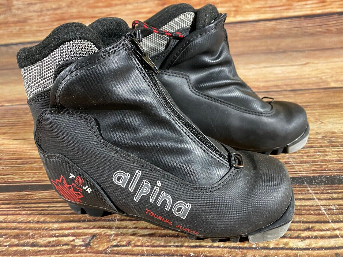 Alpina T5jr Kids Nordic Cross Country Ski Boots Size EU30 US12 NNN A-950