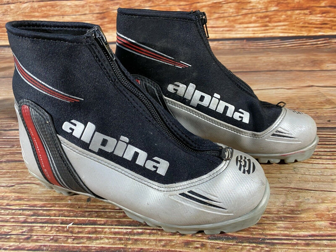 Alpina ST10 Nordic Cross Country Ski Boots Size EU37 US5 for NNN