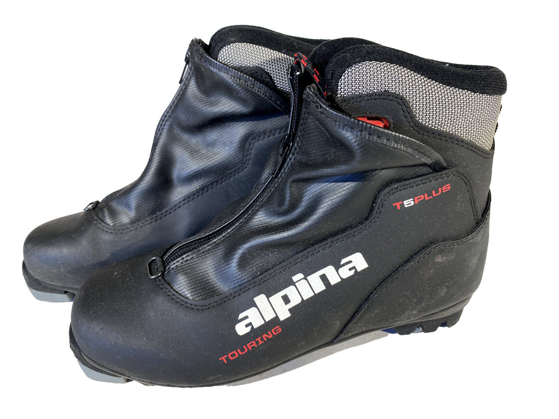 Alpina T5Plus Touring Nordic Cross Country Ski Boots Size EU40 US7.5 for NNN