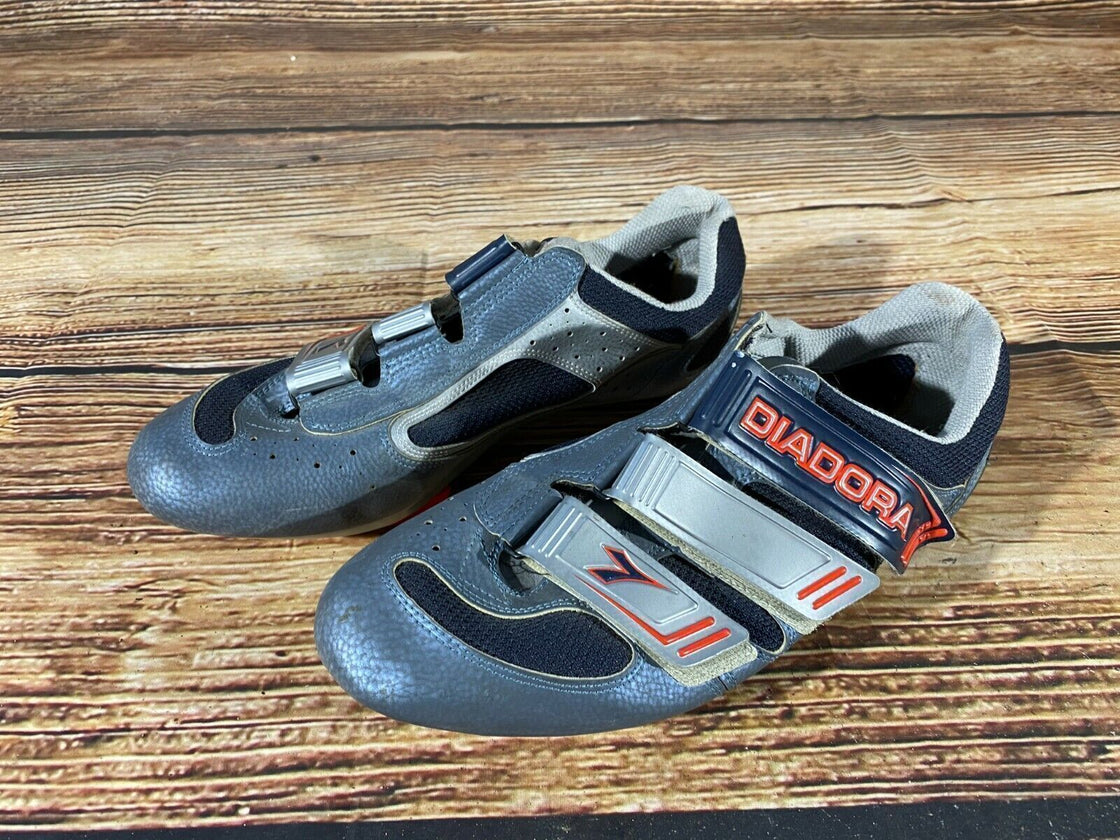 DIADORA Road Cycling Shoes Clipless Biking Boots Size EU 44 with Cleats