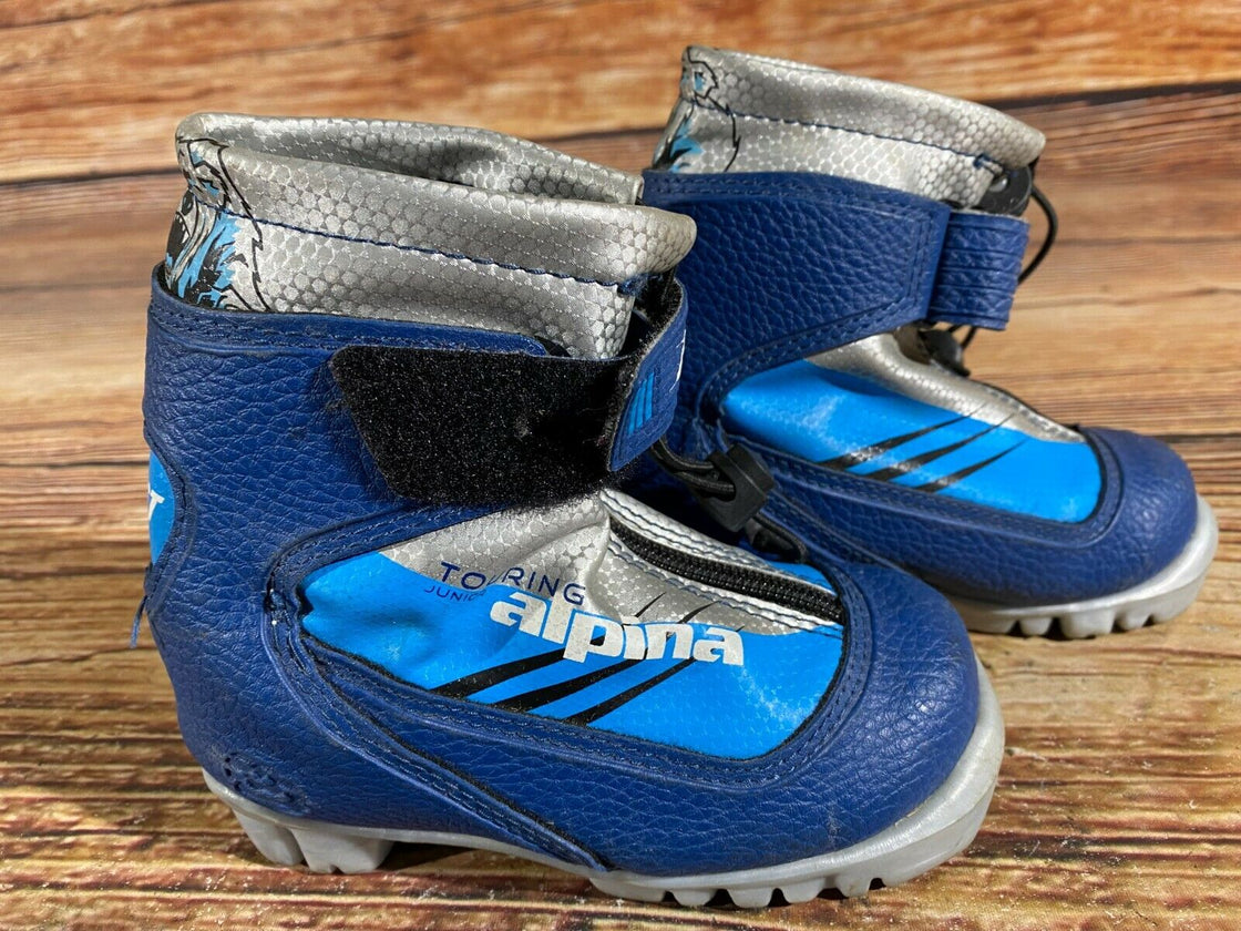 Alpina Frost Kids Nordic Cross Country Ski Boots Size EU26US9 for NNN A-359