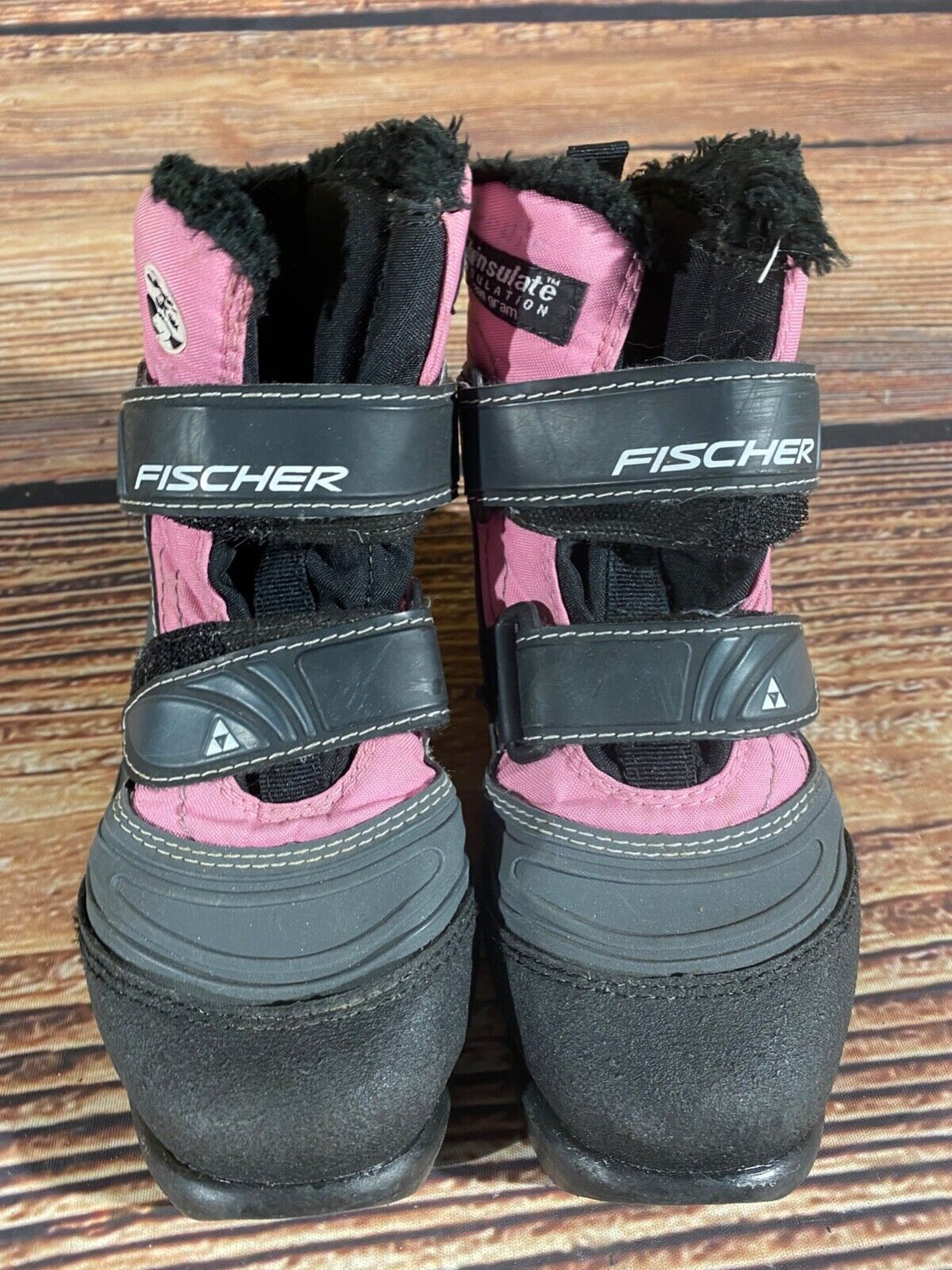 Fischer Snowstar Nordic Cross Country Ski Boots Kids Size EU31 US12.5 NNN F-468