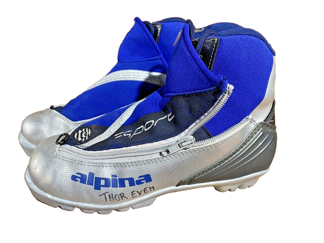 Alpina ST11j Nordic Cross Country Ski Boots Size EU37 US5.5 for NNN