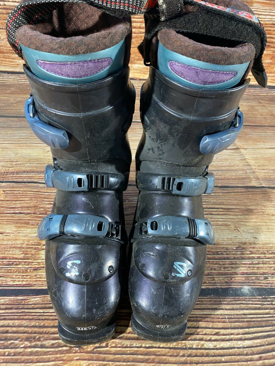 SALOMON Vintage Alpine Ski Boots Size Mondo 270 - 275 mm, Outer Sole 316 mm DH95