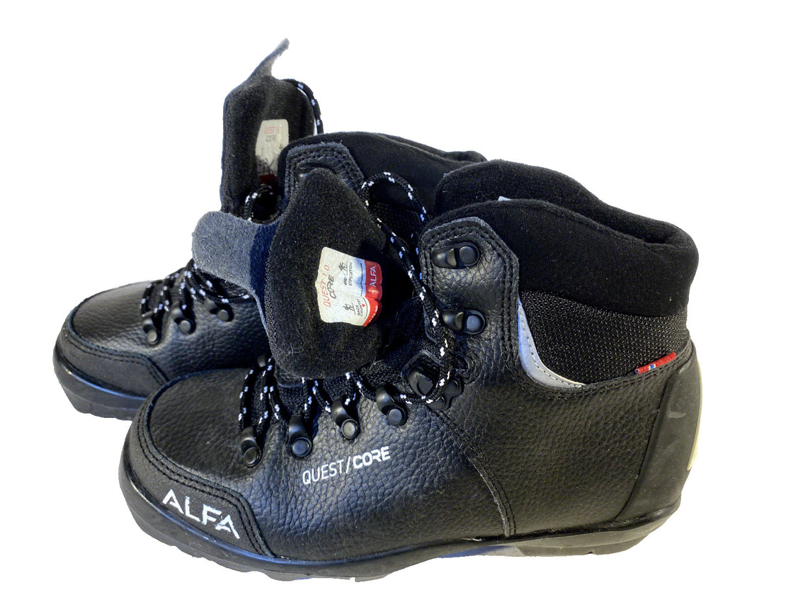 Alfa Quest Back Country Nordic Cross Country Ski Boots Size EU37 US6.5 NNNBC 401