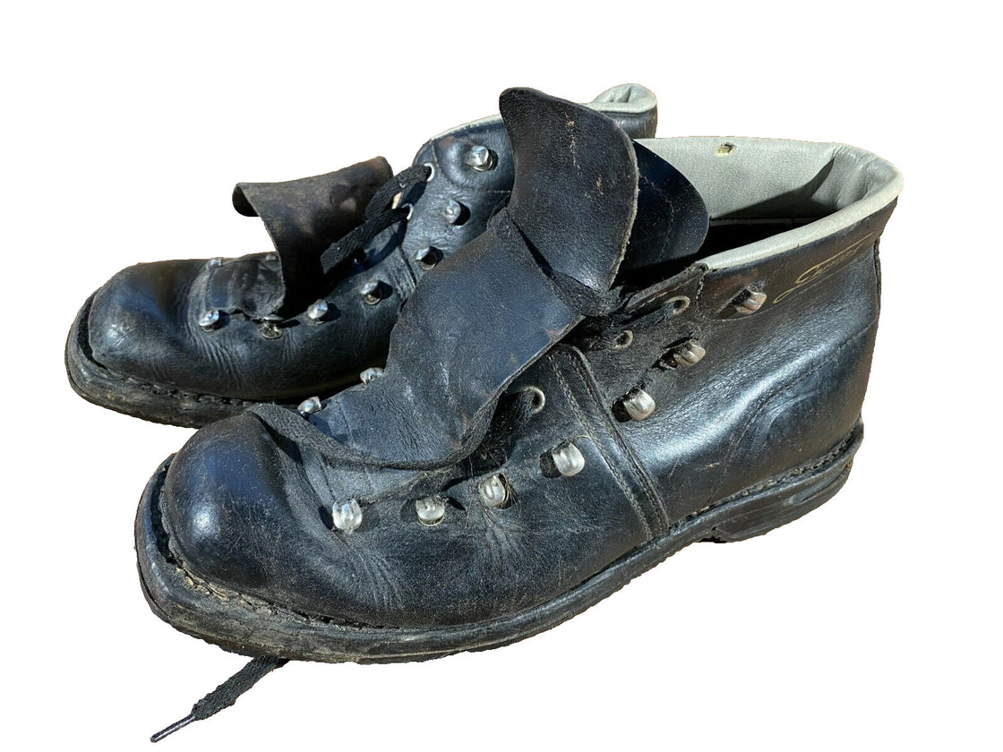 GRENOBLE Vintage Cross Country Ski Boot Kandahar Cable Binding EU44 US10 KL24