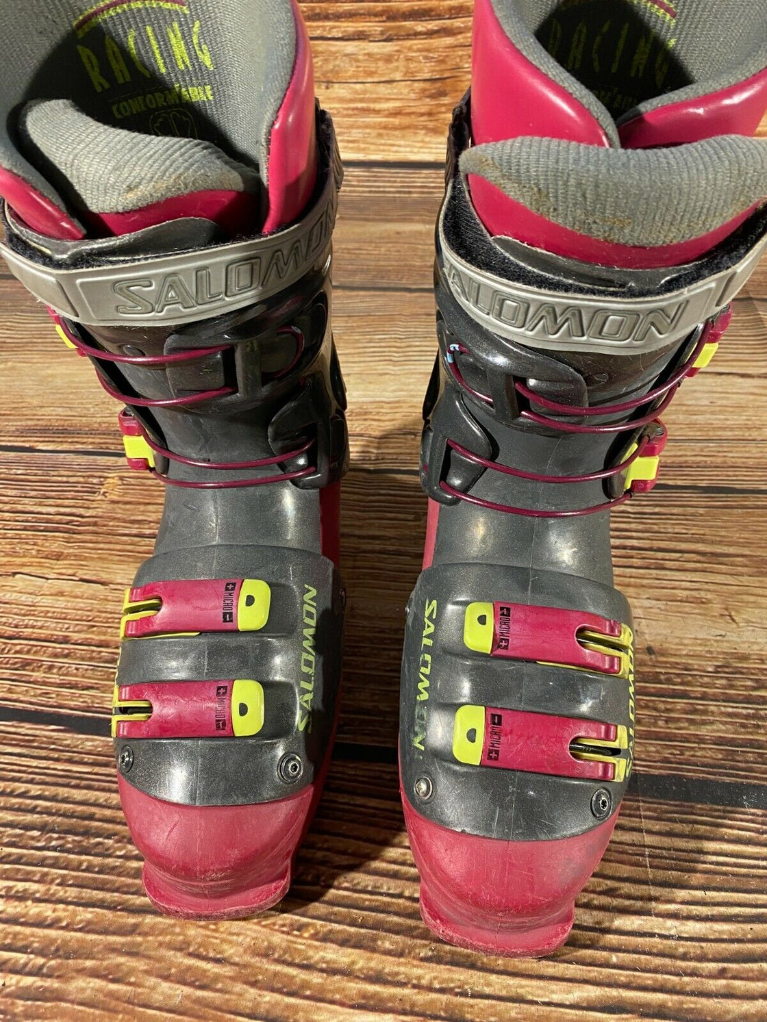 SALOMON Vintage Alpine Ski Boots Size Mondo 265 mm, Outer Sole 311 mm DH17