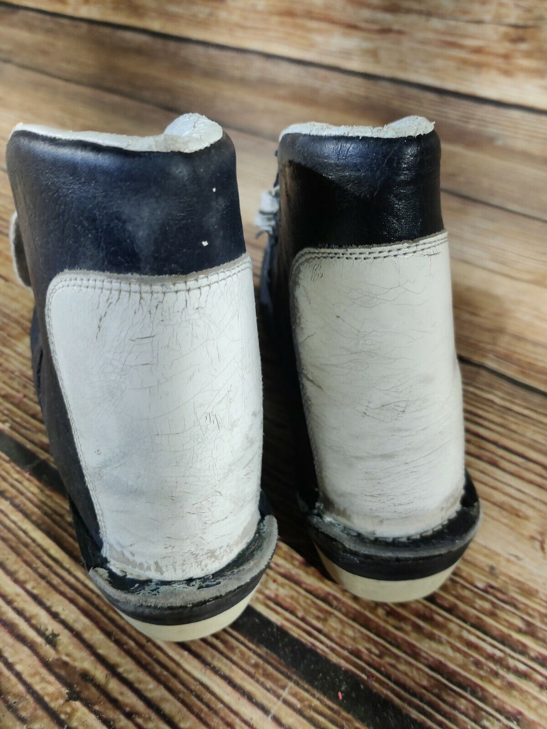 JETTE Vintage Cross Country Ski Boots Kandahar Old Cable Binding EU42 US8 KL41