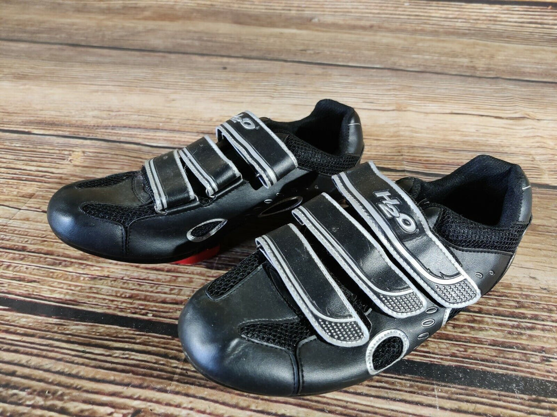 H2O Road Cycling Shoes Biking Boots 3 Bolts Size EU42, US8.5