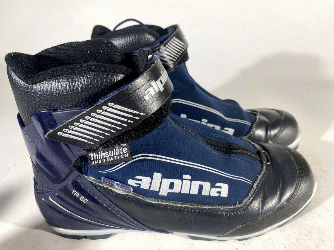 Alpina TR60 Plus Nordic Cross Country Ski Boots Size EU41 US8 for NNN