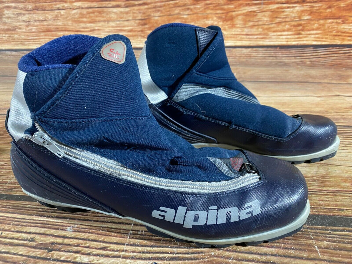 Alpina ST11 Nordic Cross Country Ski Boots Size EU45 US11.5 for NNN