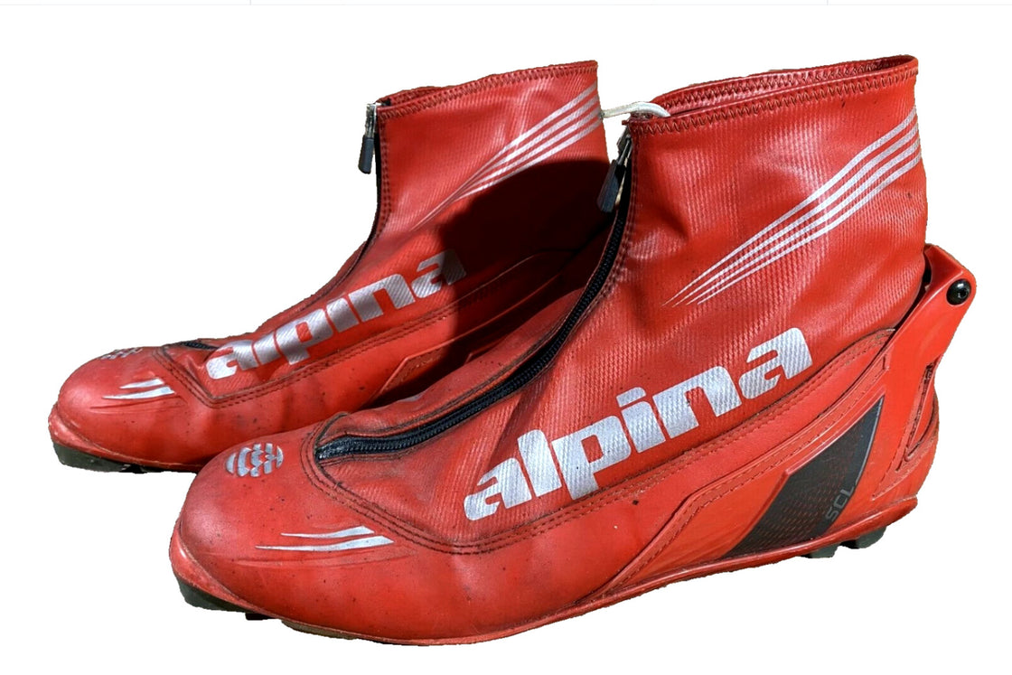 Alpina SCL Classic Nordic Cross Country Ski Boots Size EU47 US13 for NNN