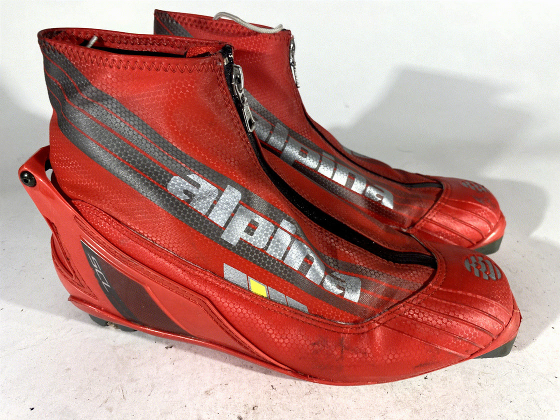 Alpina SCL Classic Nordic Cross Country Ski Boots Size EU44 US10.5 for NNN