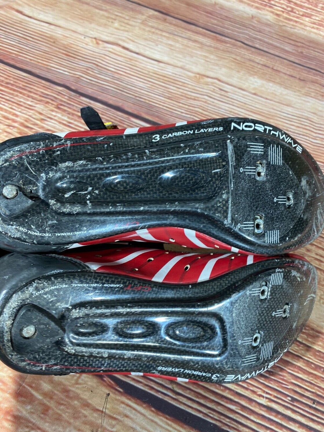 NORTHWAVE Revenge Road Cycling Shoes 3 Bolts Size EU44 US11 Mondo 280