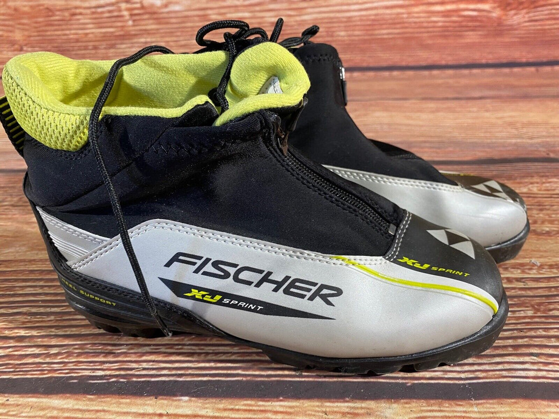 Fischer XJ Sprint Nordic Cross Country Ski Boots Size EU38 US6 NNN